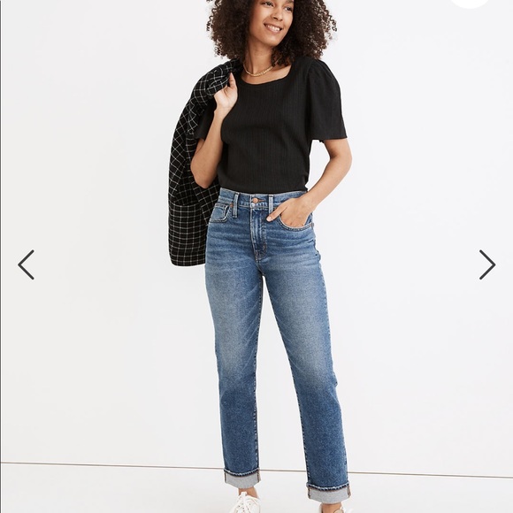 Madewell Denim - Petite Girljean in Kinzie wash